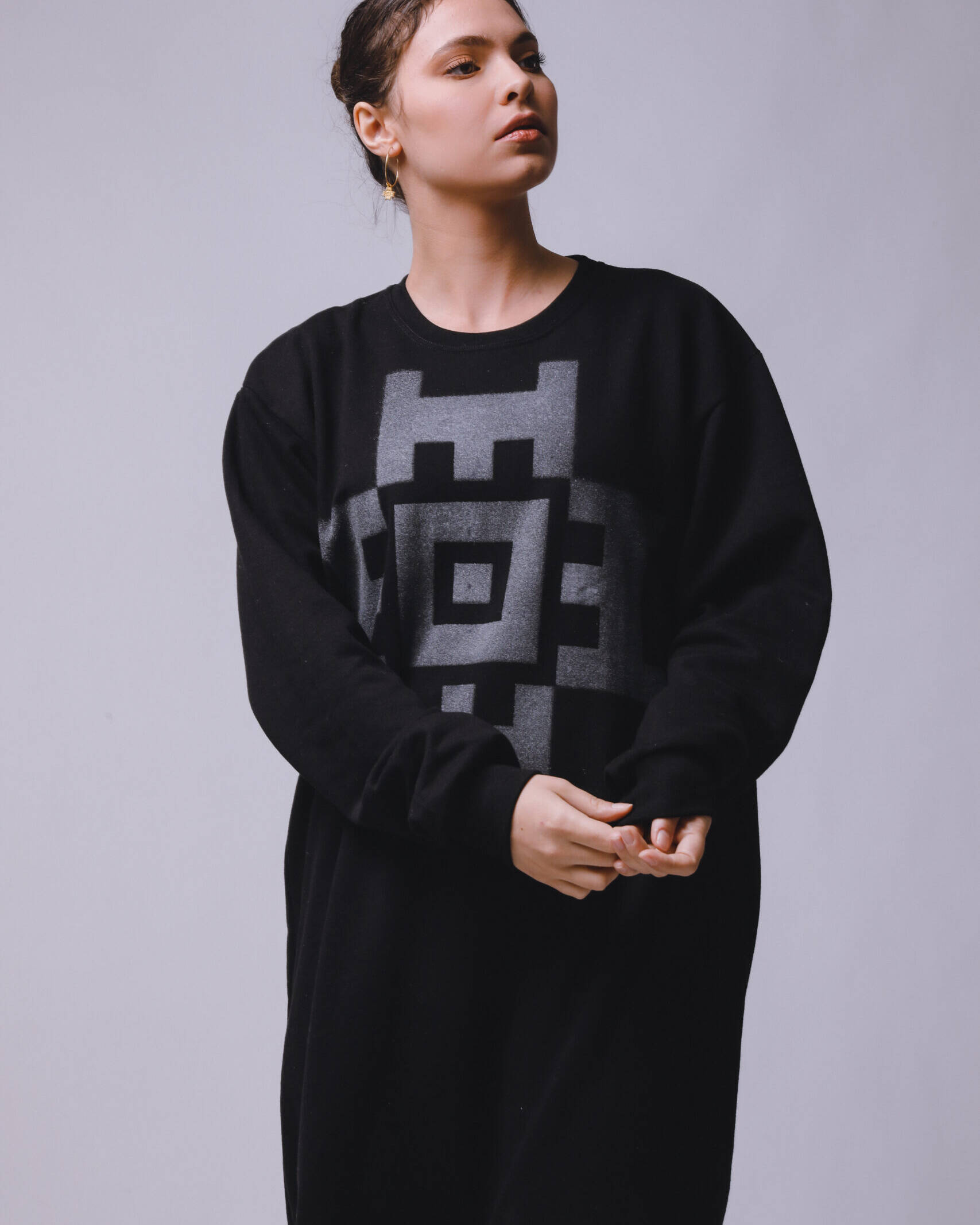 ZMIJANJE.design UNIVERSE Sweatshirt Dress by Alexis Qū