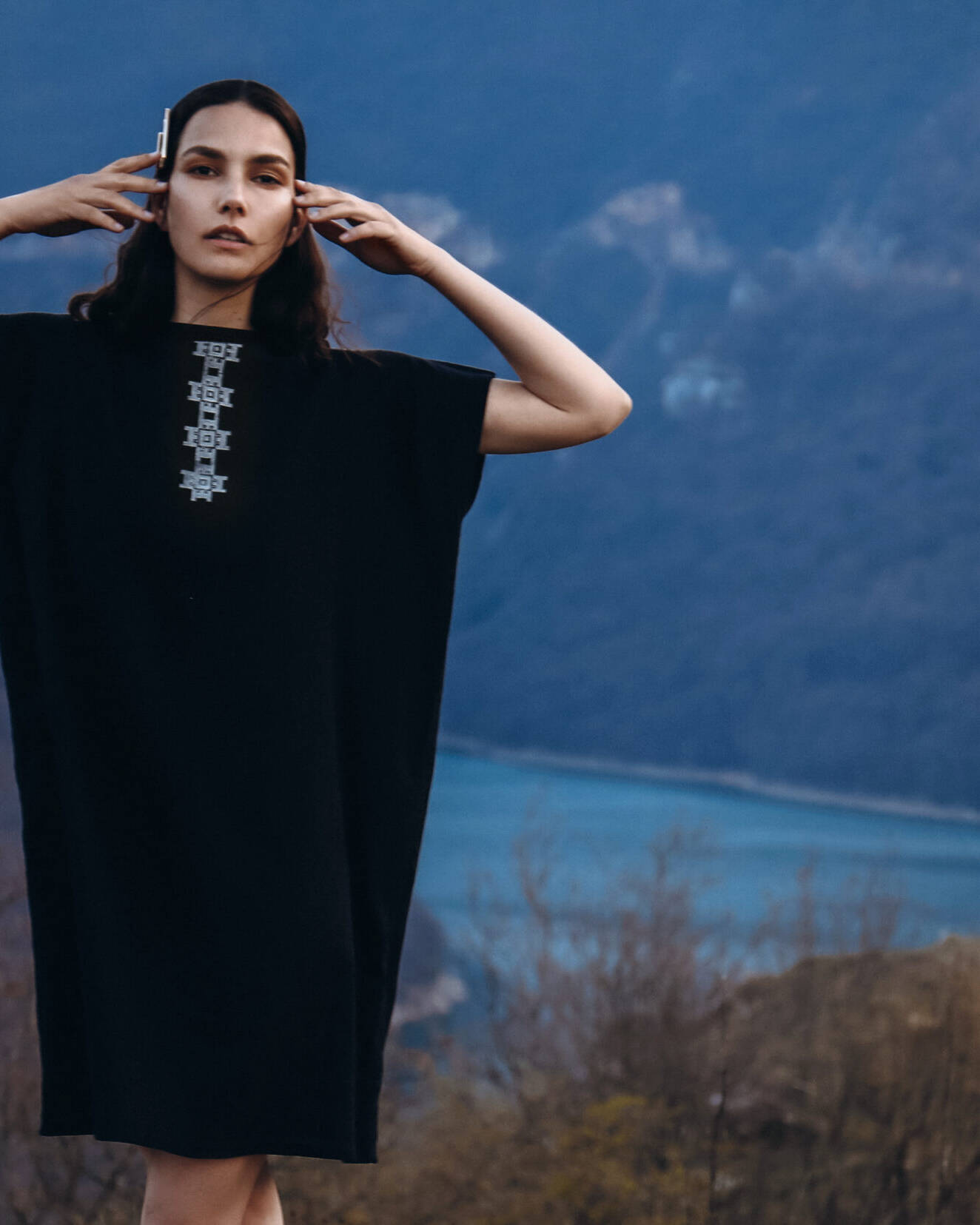 ZMIJANJE.design Collection VRELO Minimalistic Dress by Alexis Qū